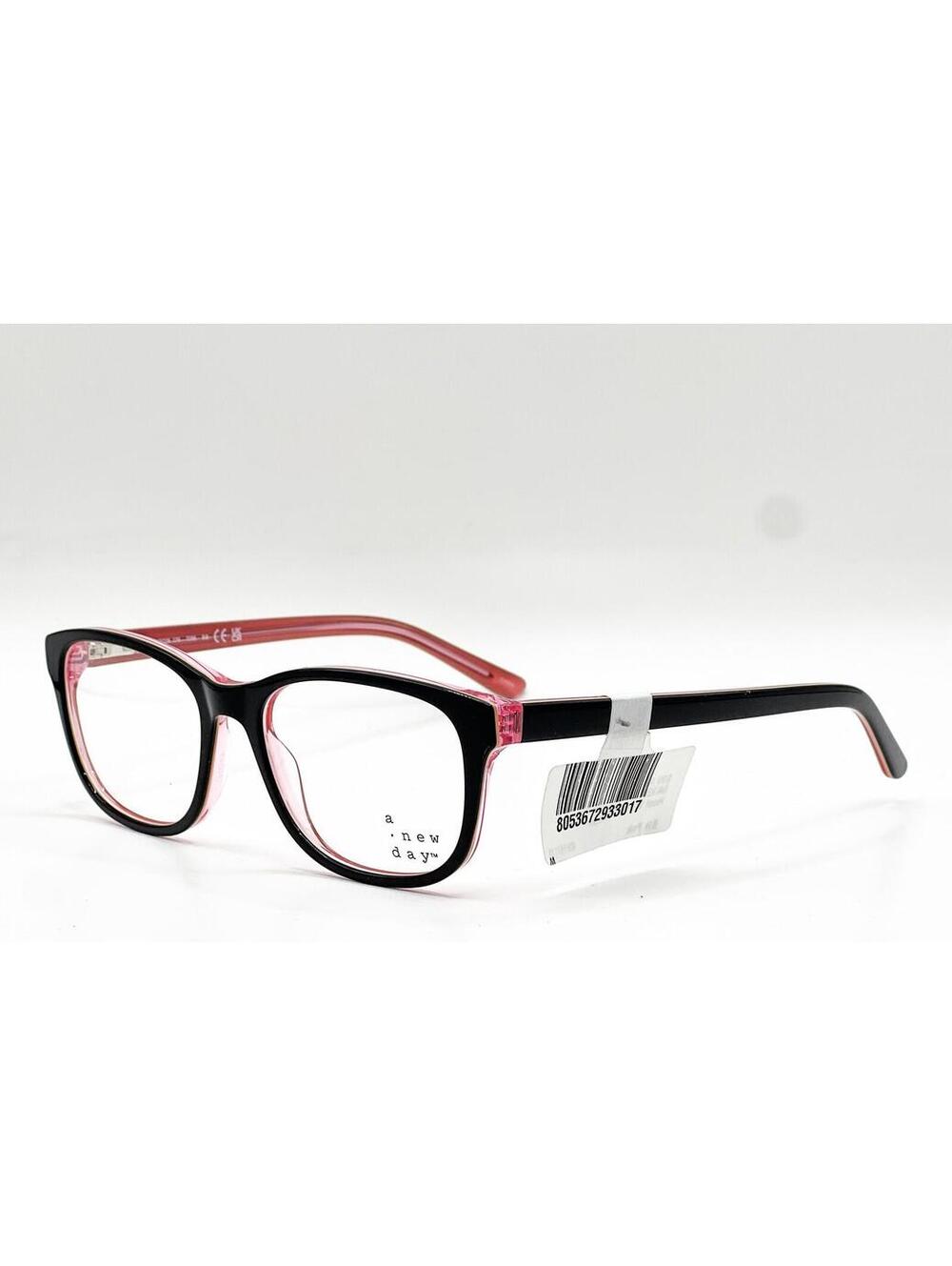 A New Day A3 2050 7066 Matte Black Pink Authentic Eyeglasses 49-16-135
